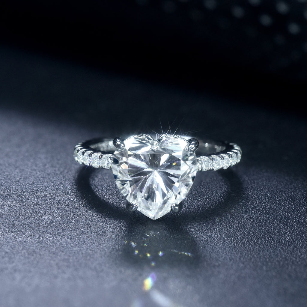 Un anello in argento lussuoso