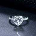 Un anello in argento lussuoso