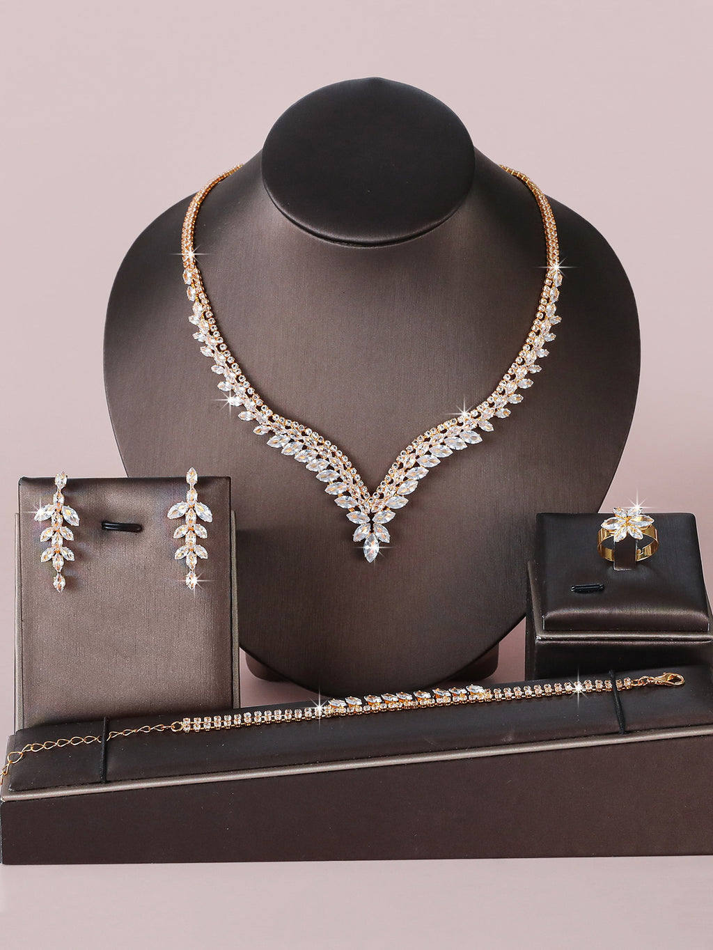 Collier créatif haut de gamme en cristal de zircon pour femme